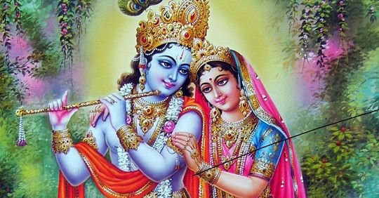 Bhagvan Krishna with Goddess Rukmini