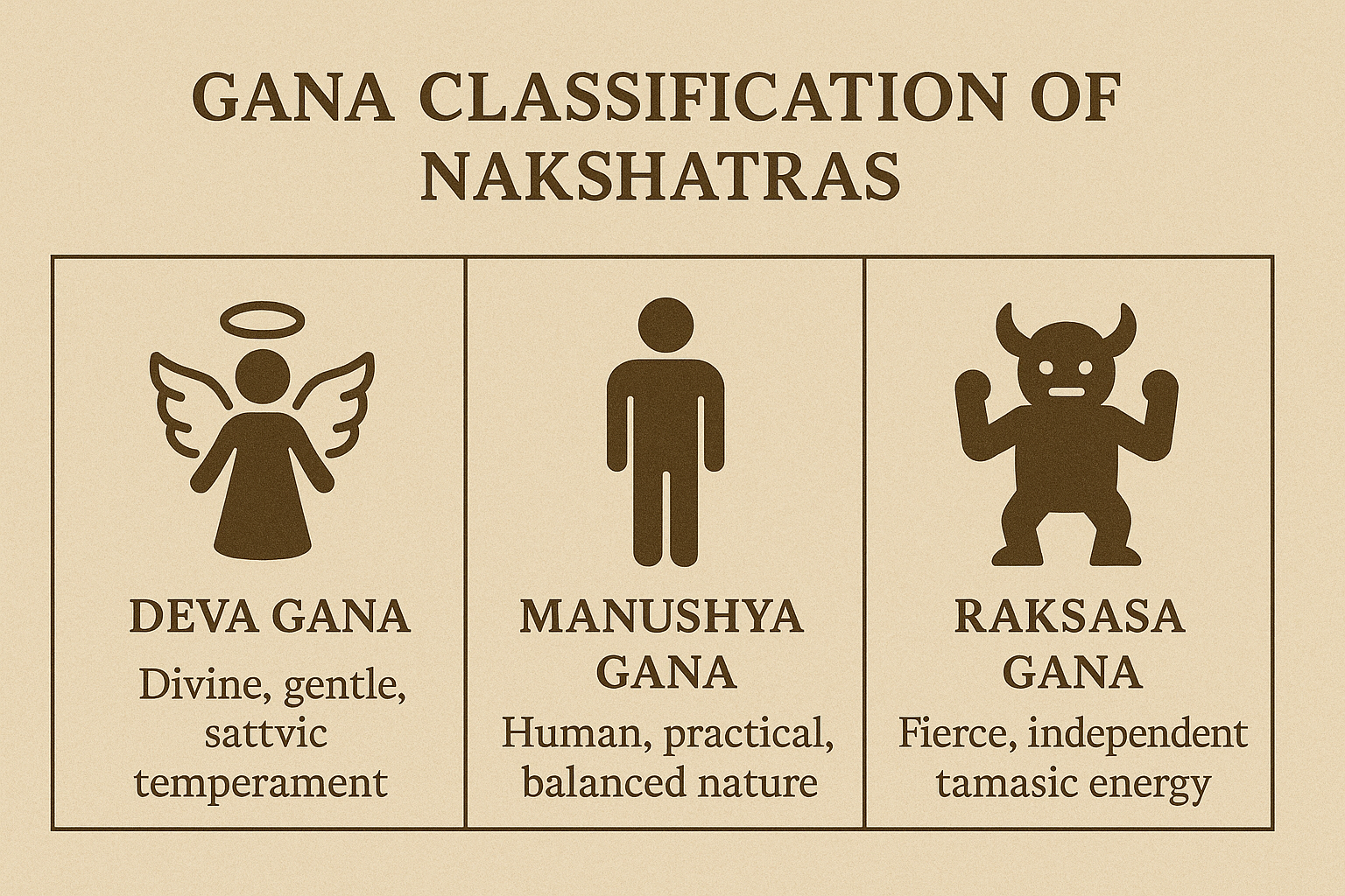 Gana Classifications of Nakshatras (1)